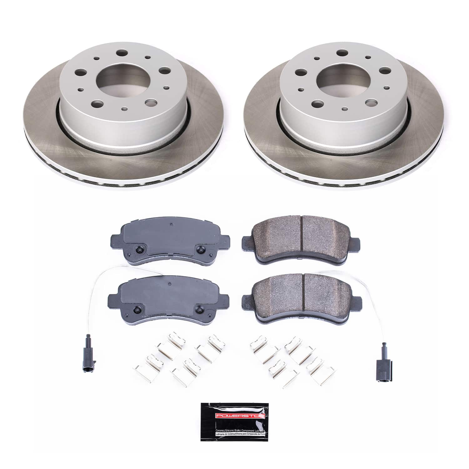 Power Stop SC7313 - Rear Z17 Evolution Pad And Semi-Coated Rotor Kit vehicle fitment brake part