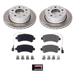 Power Stop SC7314 - Rear Z17 Evolution Pad And Semi-Coated Rotor Kit vehicle fitment brake part