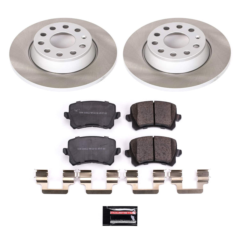 Power Stop SC7324 - Rear Z17 Evolution Pad And Semi-Coated Rotor Kit vehicle fitment brake part