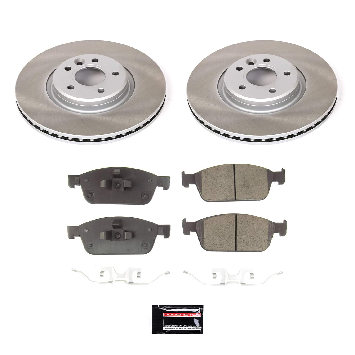 Power Stop SC7338 - Front Z17 Evolution Pad And Semi-Coated Rotor Kit vehicle fitment brake part