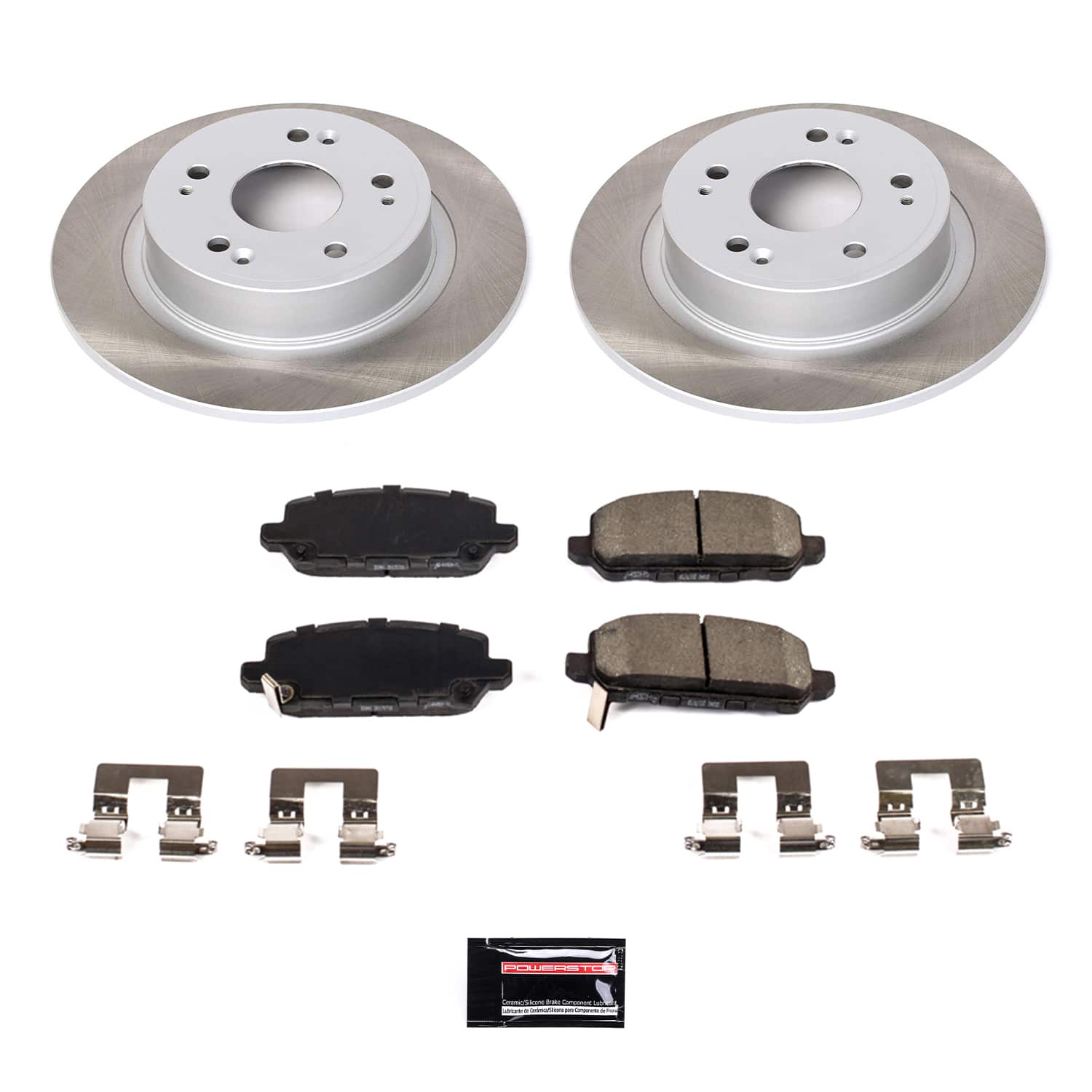Power Stop SC7340 - Rear Z17 Evolution Pad And Semi-Coated Rotor Kit vehicle fitment brake part