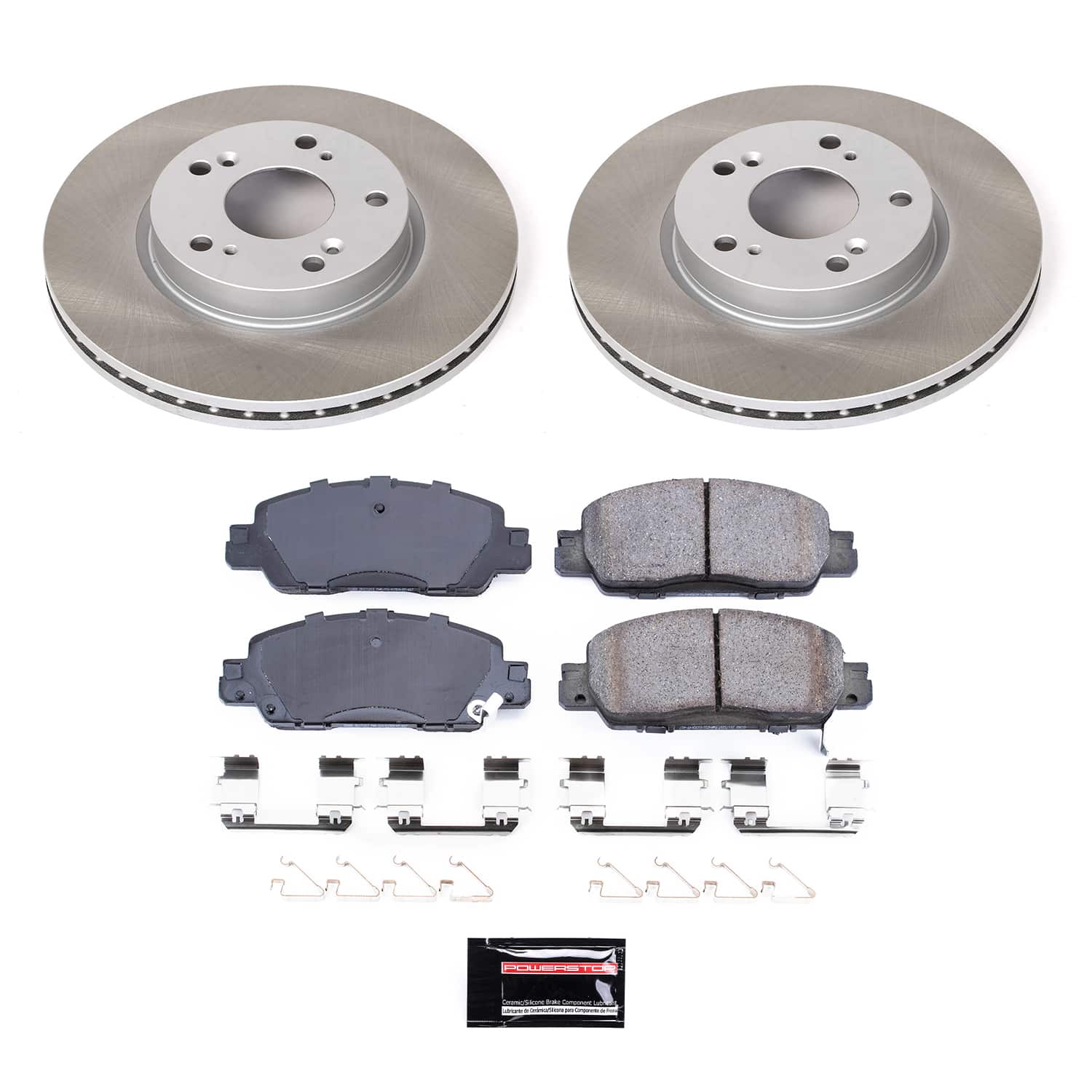 Power Stop SC7345 - Front Z17 Evolution Pad And Semi-Coated Rotor Kit vehicle fitment brake part