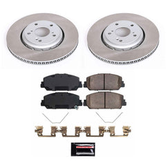 Power Stop SC7347 - Front Z17 Evolution Pad And Semi-Coated Rotor Kit vehicle fitment brake part
