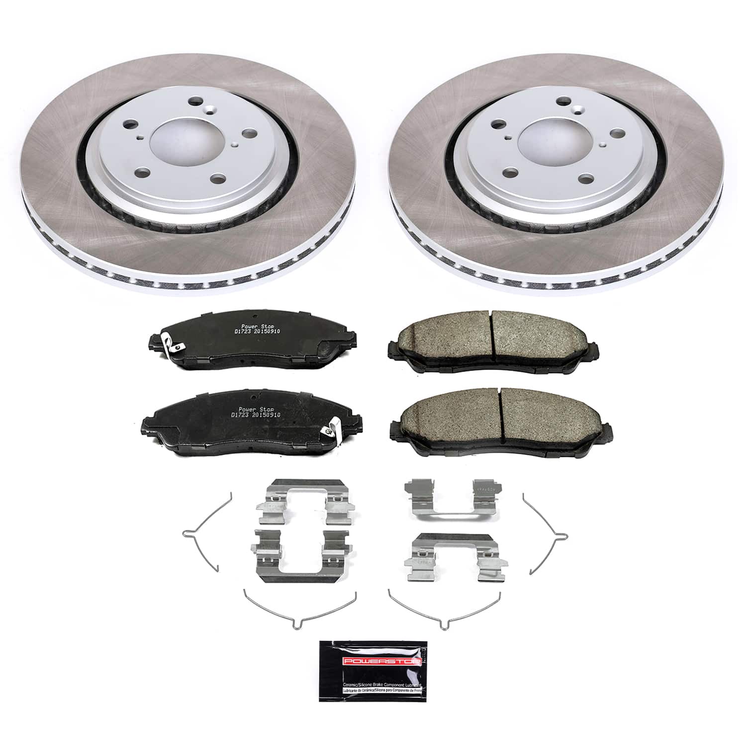 Power Stop SC7352 - Front Z17 Evolution Pad And Semi-Coated Rotor Kit vehicle fitment brake part