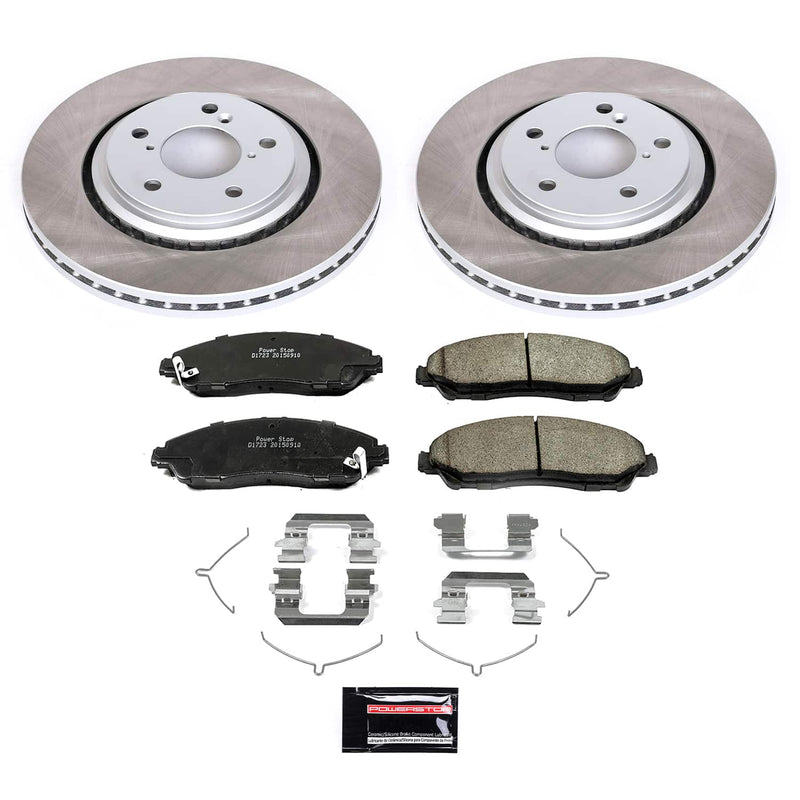 Power Stop SC7352 - Front Z17 Evolution Pad And Semi-Coated Rotor Kit vehicle fitment brake part