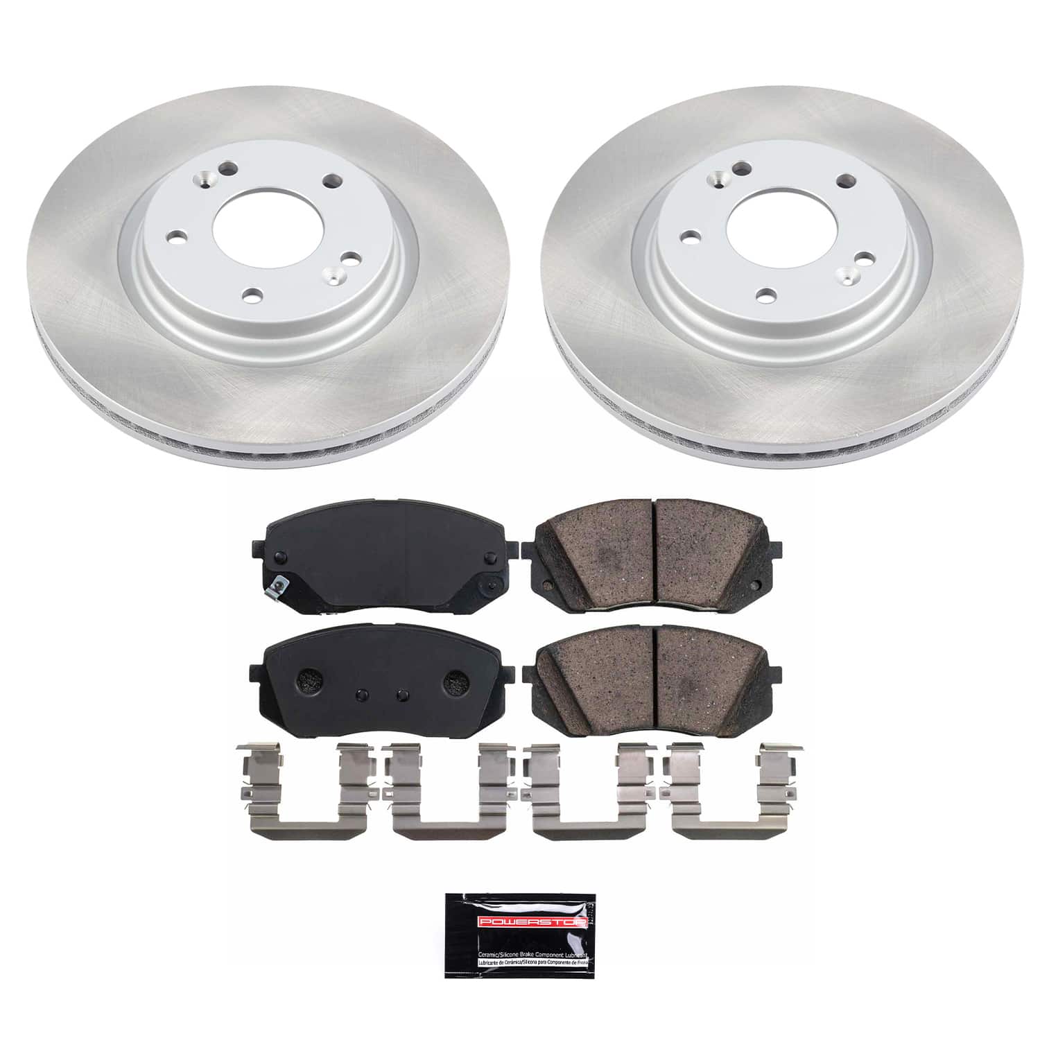 Power Stop SC7353 - Front Z17 Evolution Pad And Semi-Coated Rotor Kit vehicle fitment brake part