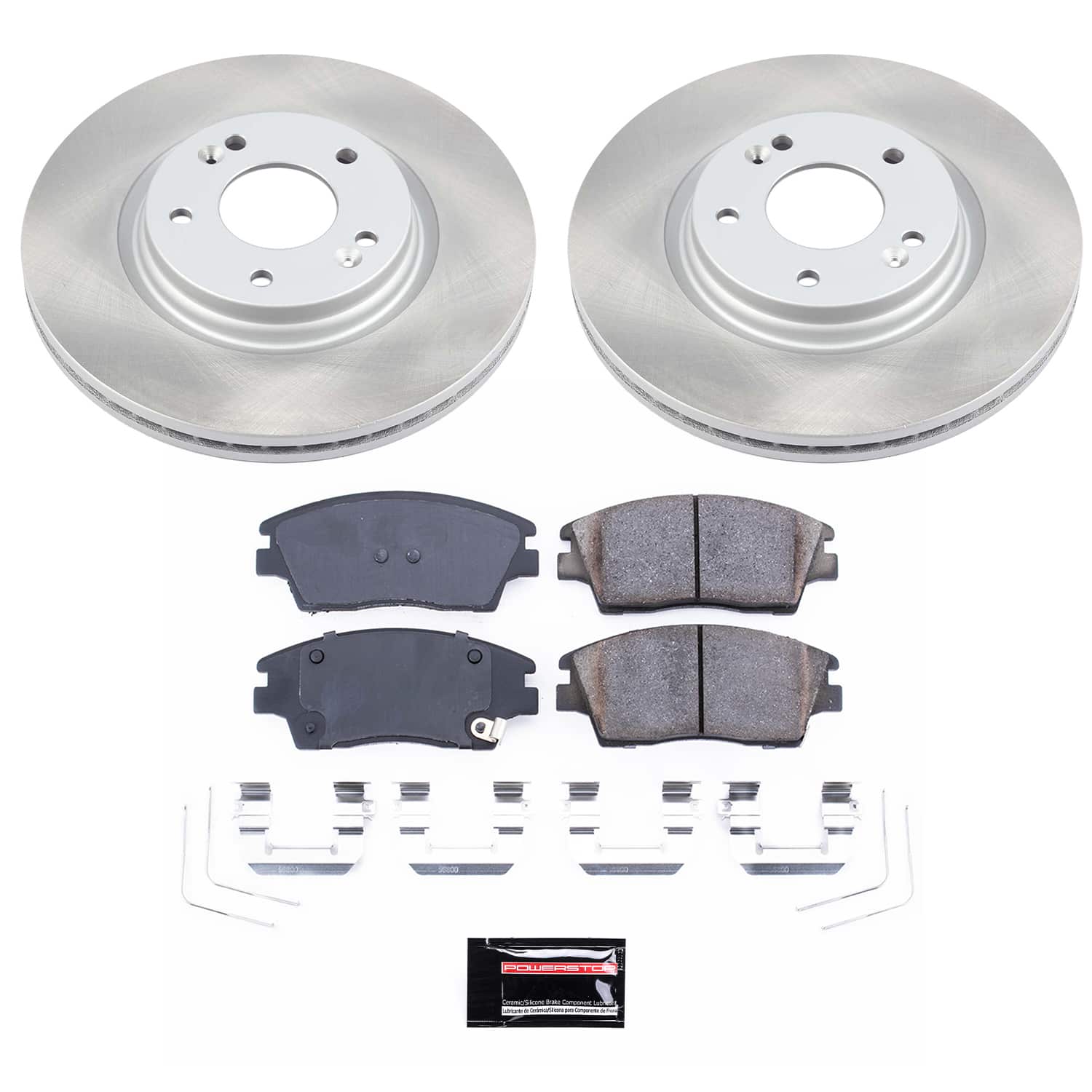 Power Stop SC7355 - Front Z17 Evolution Pad And Semi-Coated Rotor Kit vehicle fitment brake part