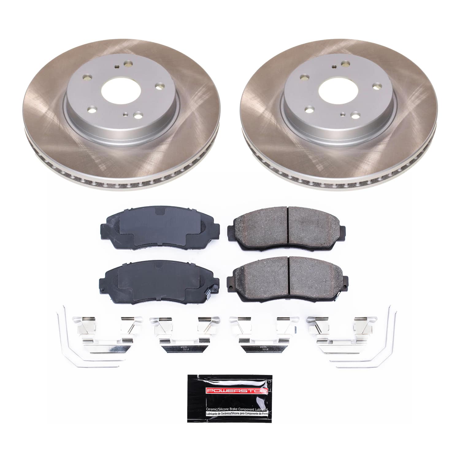 Power Stop SC7356 - Front Z17 Evolution Pad And Semi-Coated Rotor Kit vehicle fitment brake part