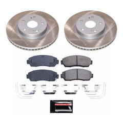 Power Stop SC7356 - Front Z17 Evolution Pad And Semi-Coated Rotor Kit vehicle fitment brake part