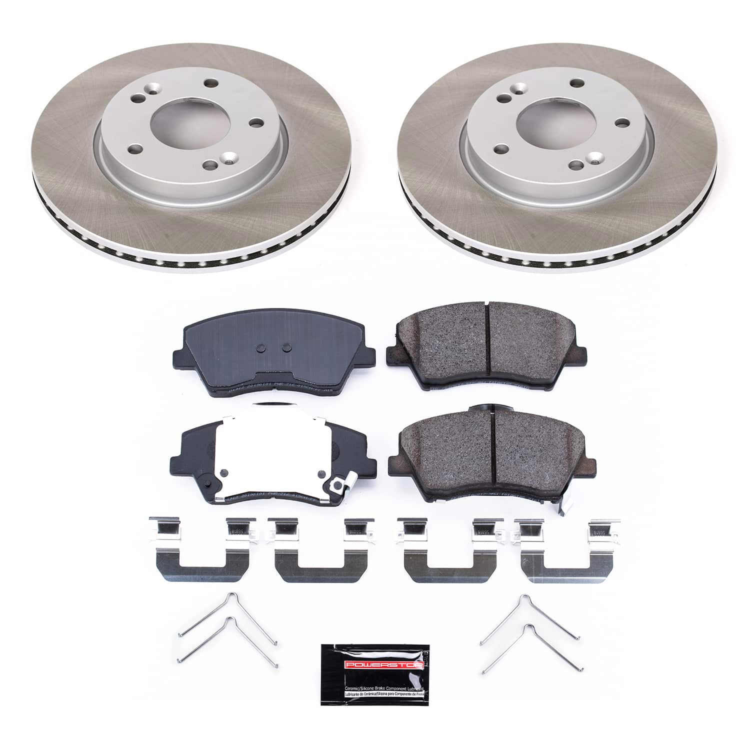 Power Stop SC7370 - Front Z17 Evolution Pad And Semi-Coated Rotor Kit vehicle fitment brake part