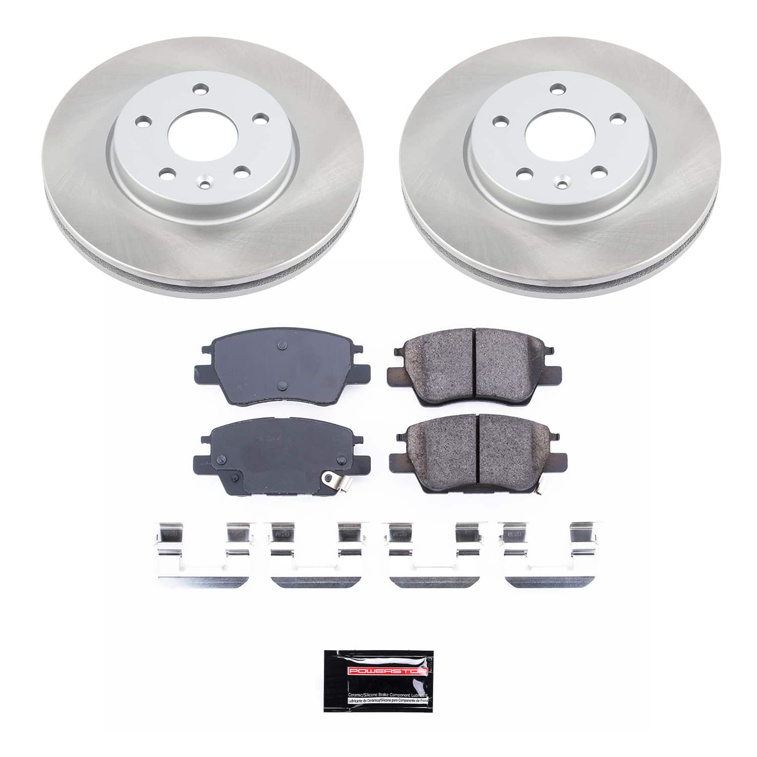 Power Stop SC7399 - Front Z17 Evolution Pad And Semi-Coated Rotor Kit vehicle fitment brake part