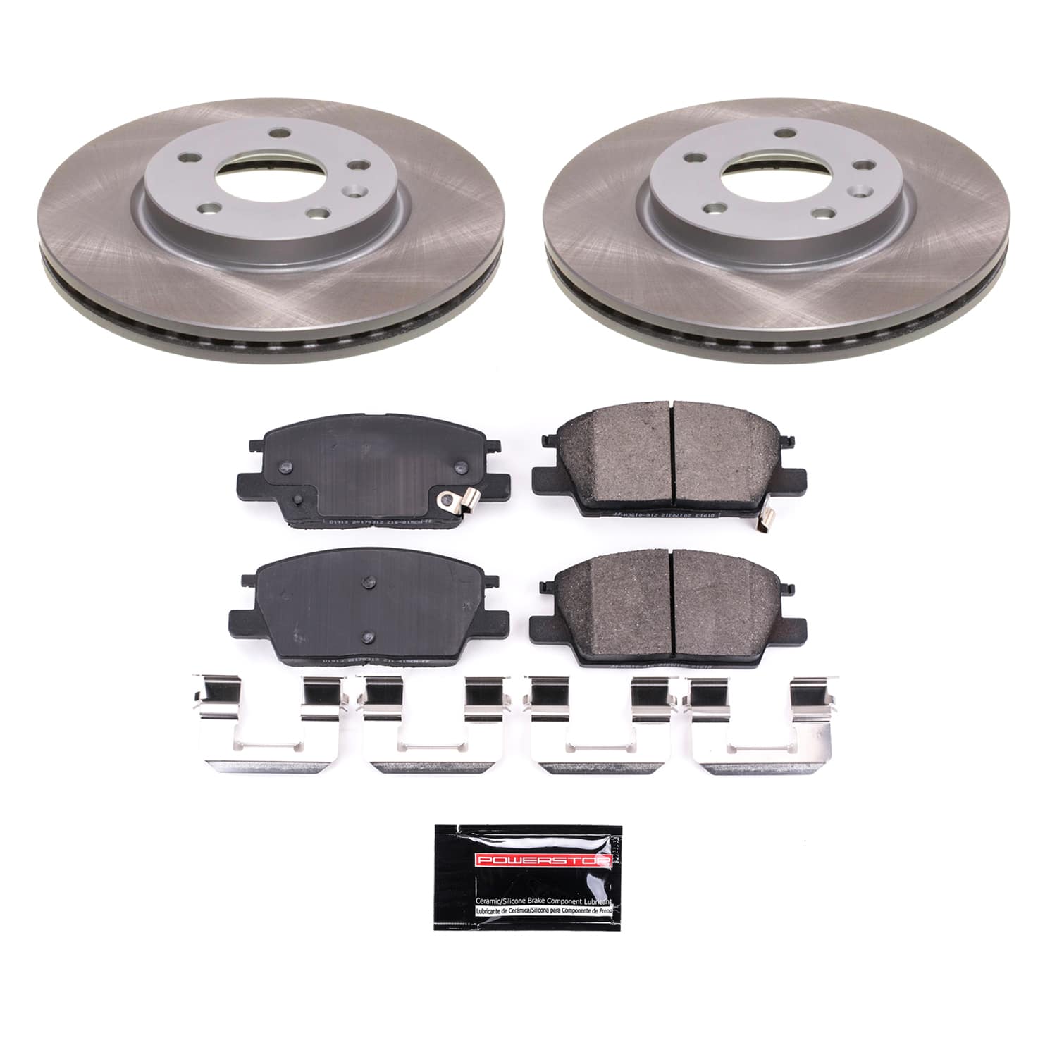 Power Stop SC7400 - Front Z17 Evolution Pad And Semi-Coated Rotor Kit vehicle fitment brake part