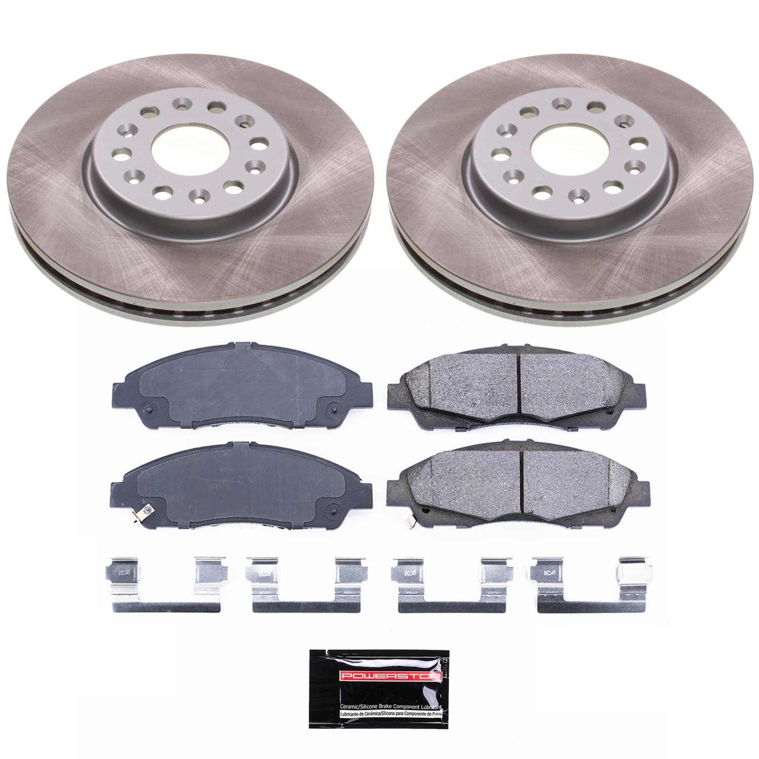 Power Stop SC7409 - Front Z17 Evolution Pad And Semi-Coated Rotor Kit vehicle fitment brake part
