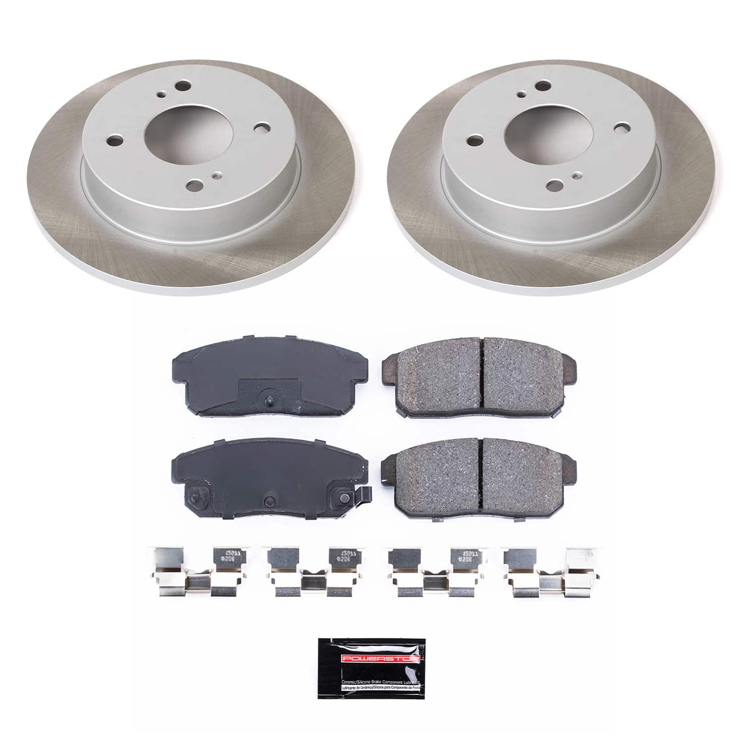 Power Stop SC741 - Rear Z17 Evolution Pad And Semi-Coated Rotor Kit vehicle fitment brake part