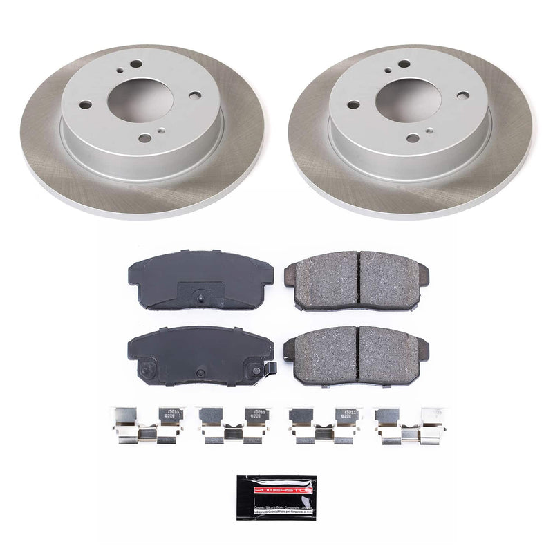 Power Stop SC741 - Rear Z17 Evolution Pad And Semi-Coated Rotor Kit vehicle fitment brake part