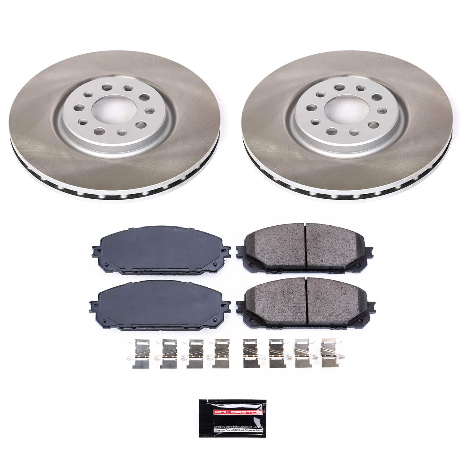 Power Stop SC7414 - Front Z17 Evolution Pad And Semi-Coated Rotor Kit vehicle fitment brake part