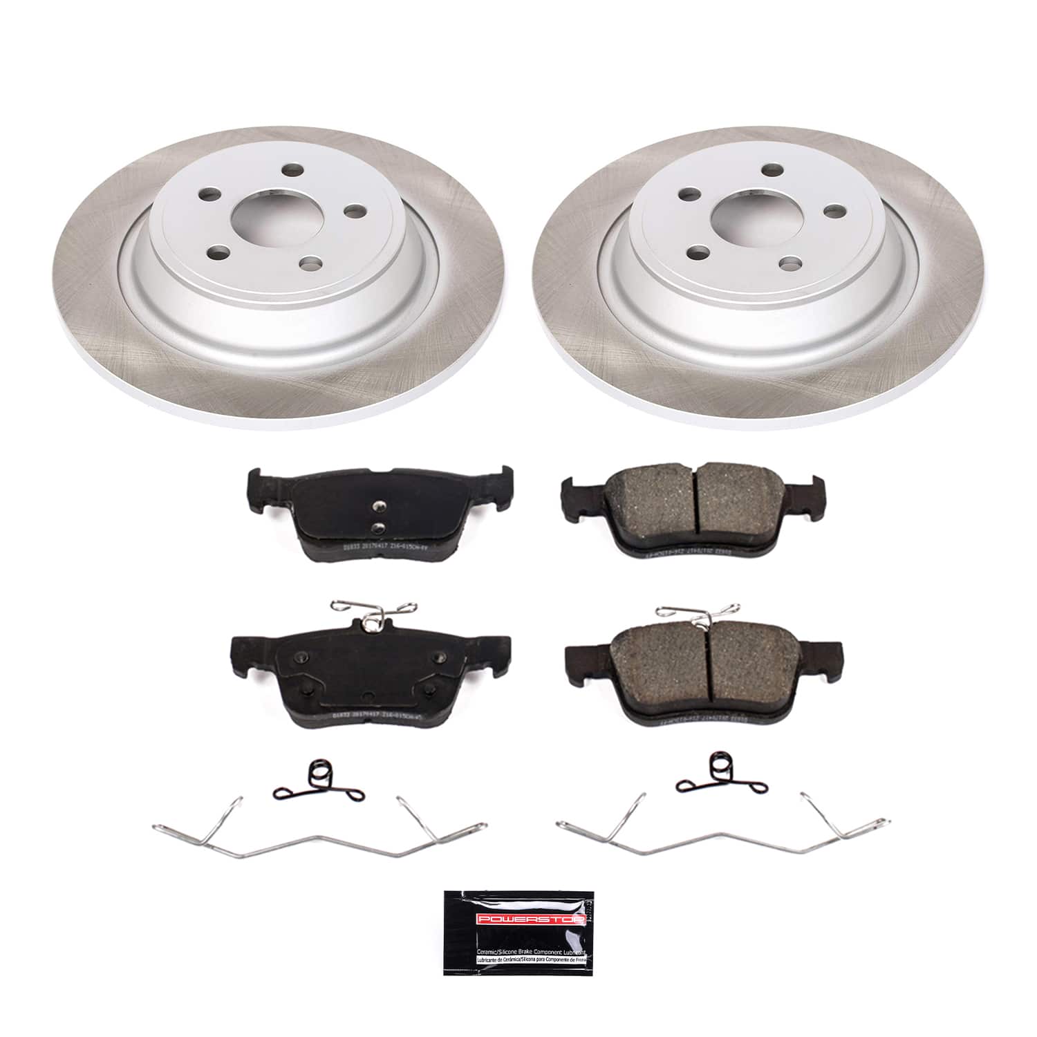 Power Stop SC7417 - Rear Z17 Evolution Pad And Semi-Coated Rotor Kit vehicle fitment brake part