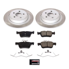 Power Stop SC7417 - Rear Z17 Evolution Pad And Semi-Coated Rotor Kit vehicle fitment brake part