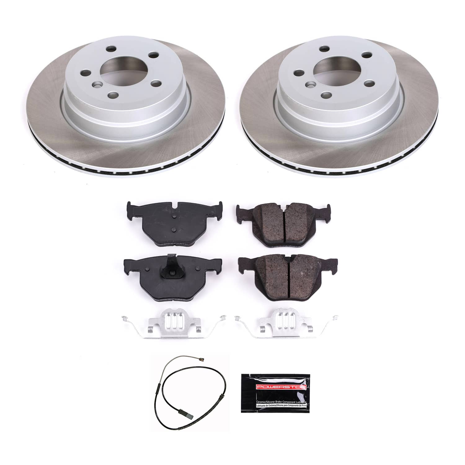 Power Stop SC7429 - Rear Z17 Evolution Pad And Semi-Coated Rotor Kit vehicle fitment brake part