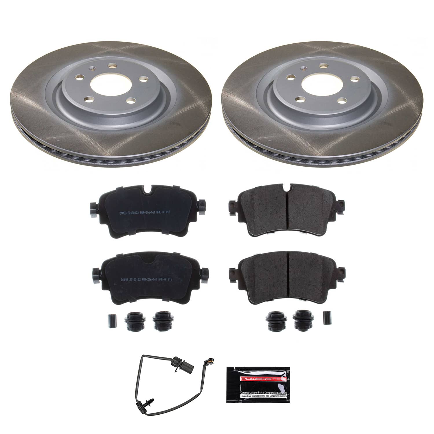 Power Stop SC7431 - Rear Z17 Evolution Pad And Semi-Coated Rotor Kit vehicle fitment brake part