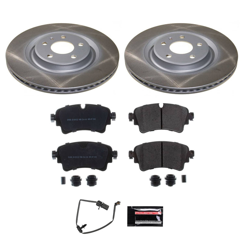 Power Stop SC7431 - Rear Z17 Evolution Pad And Semi-Coated Rotor Kit vehicle fitment brake part