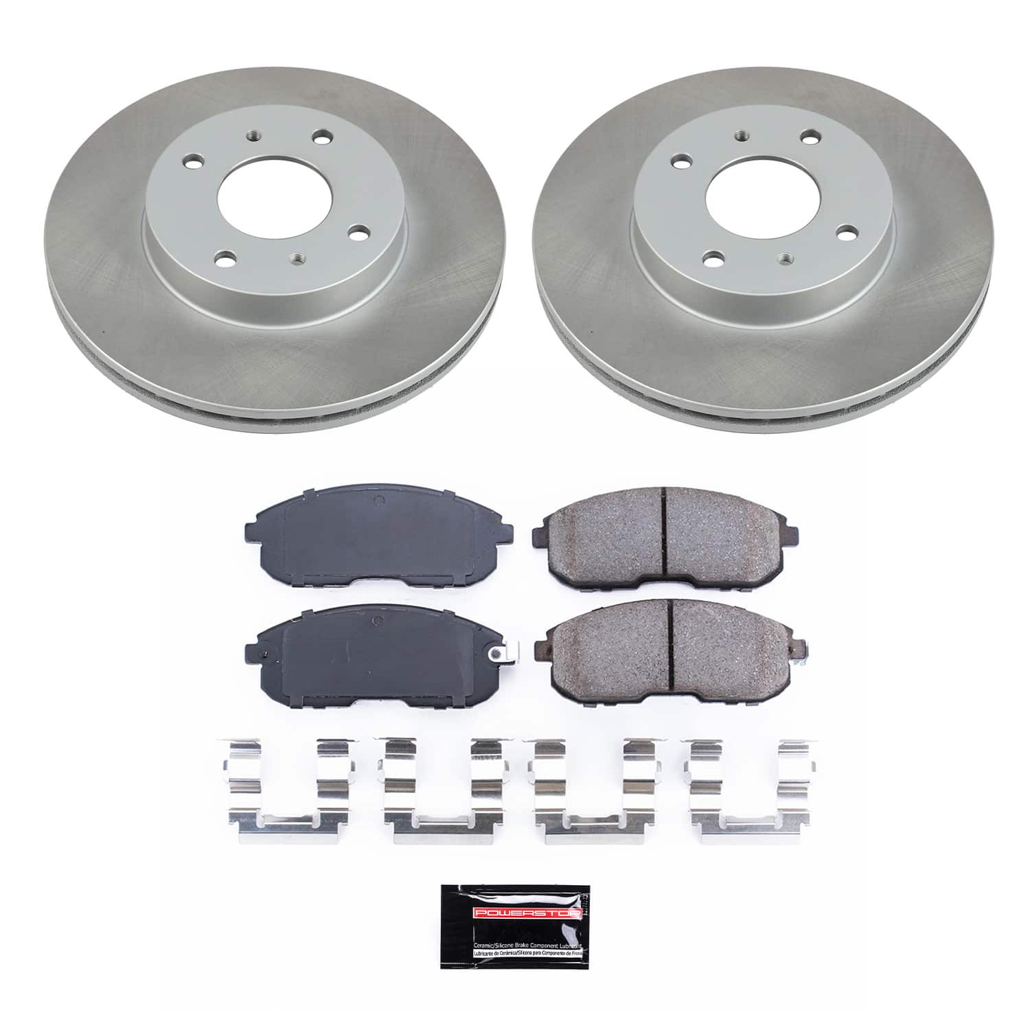 Power Stop SC749 - Front Z17 Evolution Pad And Semi-Coated Rotor Kit vehicle fitment brake part