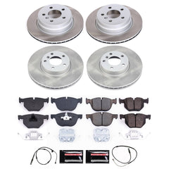 Power Stop SC7500 - Front And Rear Z17 Evolution Pad And Semi-Coated Rotor Kit vehicle fitment brake part