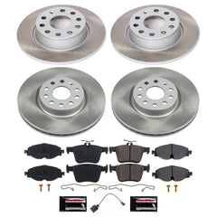Power Stop SC7502 - Front And Rear Z17 Evolution Pad And Semi-Coated Rotor Kit vehicle fitment brake part