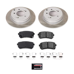 Power Stop SC7505 - Rear Z17 Evolution Pad And Semi-Coated Rotor Kit vehicle fitment brake part