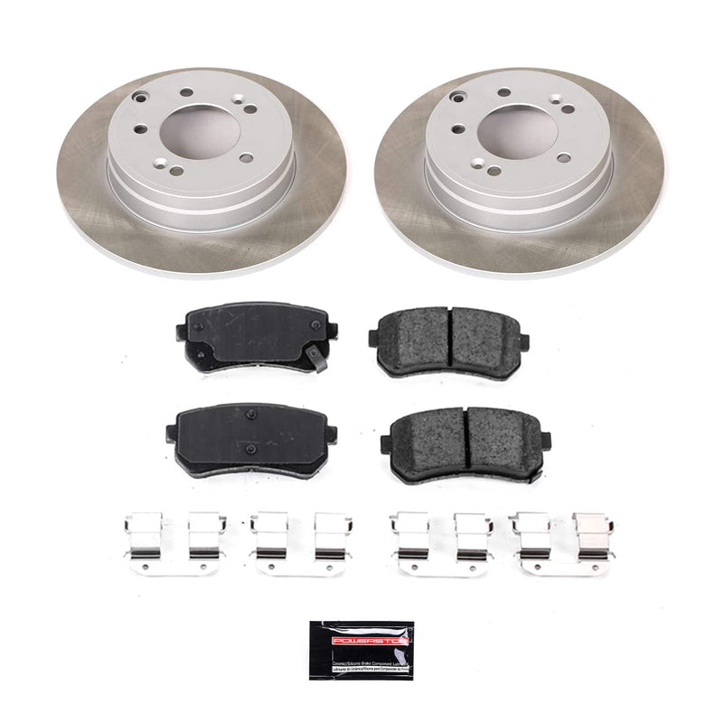 Power Stop SC7505 - Rear Z17 Evolution Pad And Semi-Coated Rotor Kit vehicle fitment brake part