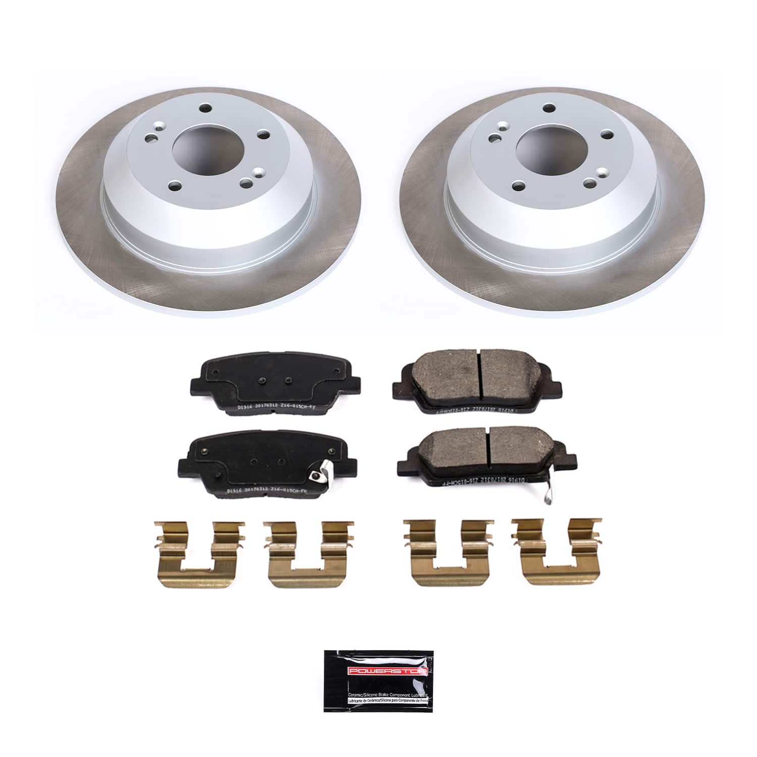 Power Stop SC7507 - Rear Z17 Evolution Pad And Semi-Coated Rotor Kit vehicle fitment brake part