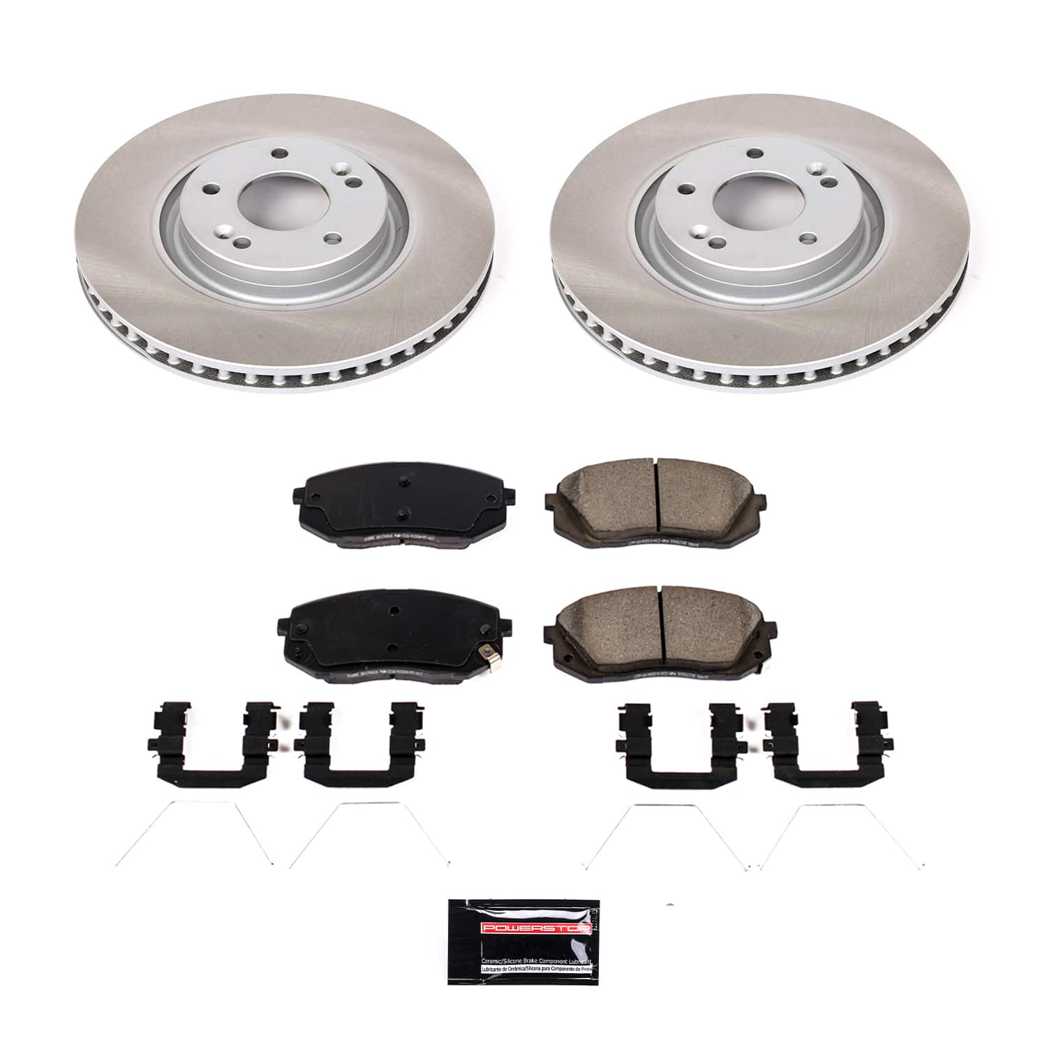 Power Stop SC7509 - Front Z17 Evolution Pad And Semi-Coated Rotor Kit vehicle fitment brake part