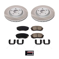 Power Stop SC7509 - Front Z17 Evolution Pad And Semi-Coated Rotor Kit vehicle fitment brake part