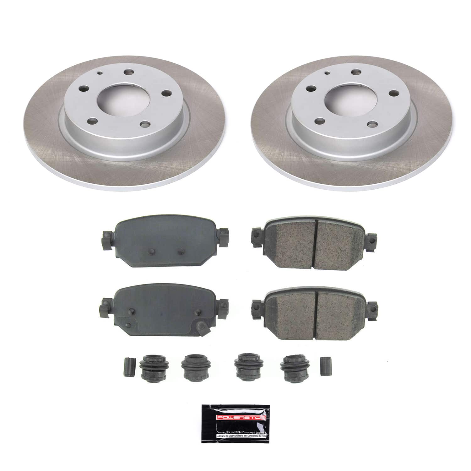 Power Stop SC7515 - Rear Z17 Evolution Pad And Semi-Coated Rotor Kit vehicle fitment brake part