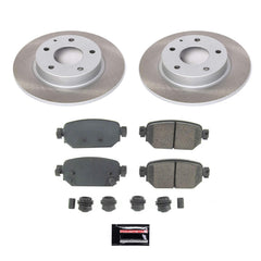 Power Stop SC7515 - Rear Z17 Evolution Pad And Semi-Coated Rotor Kit vehicle fitment brake part