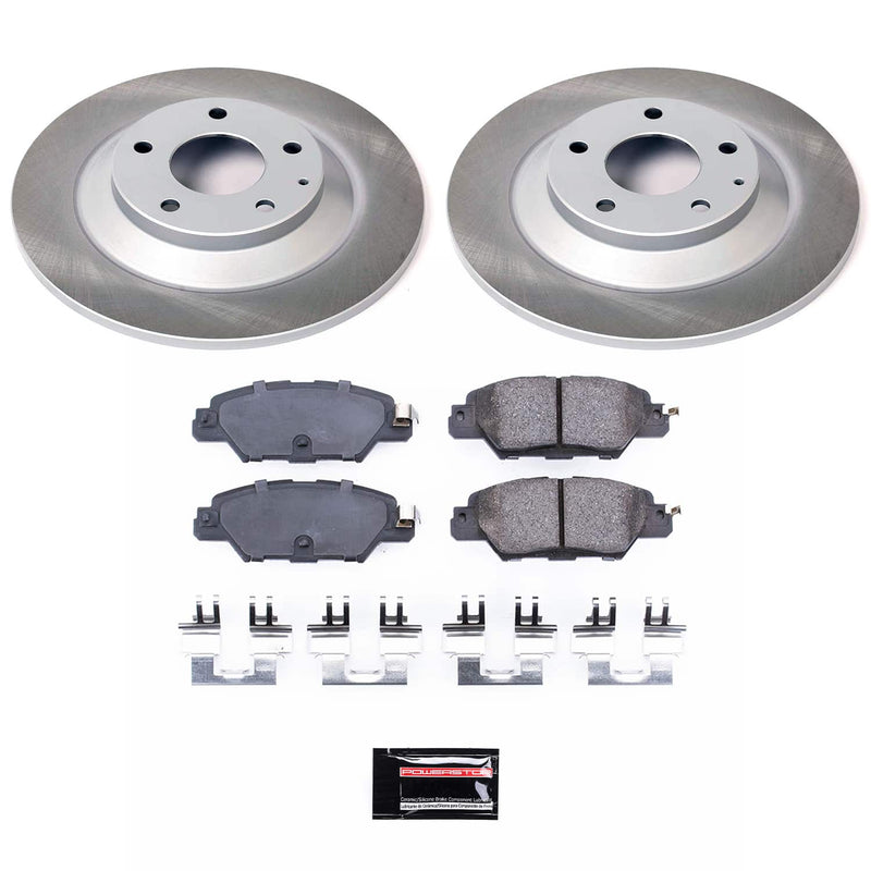 Power Stop SC7516 - Rear Z17 Evolution Pad And Semi-Coated Rotor Kit vehicle fitment brake part