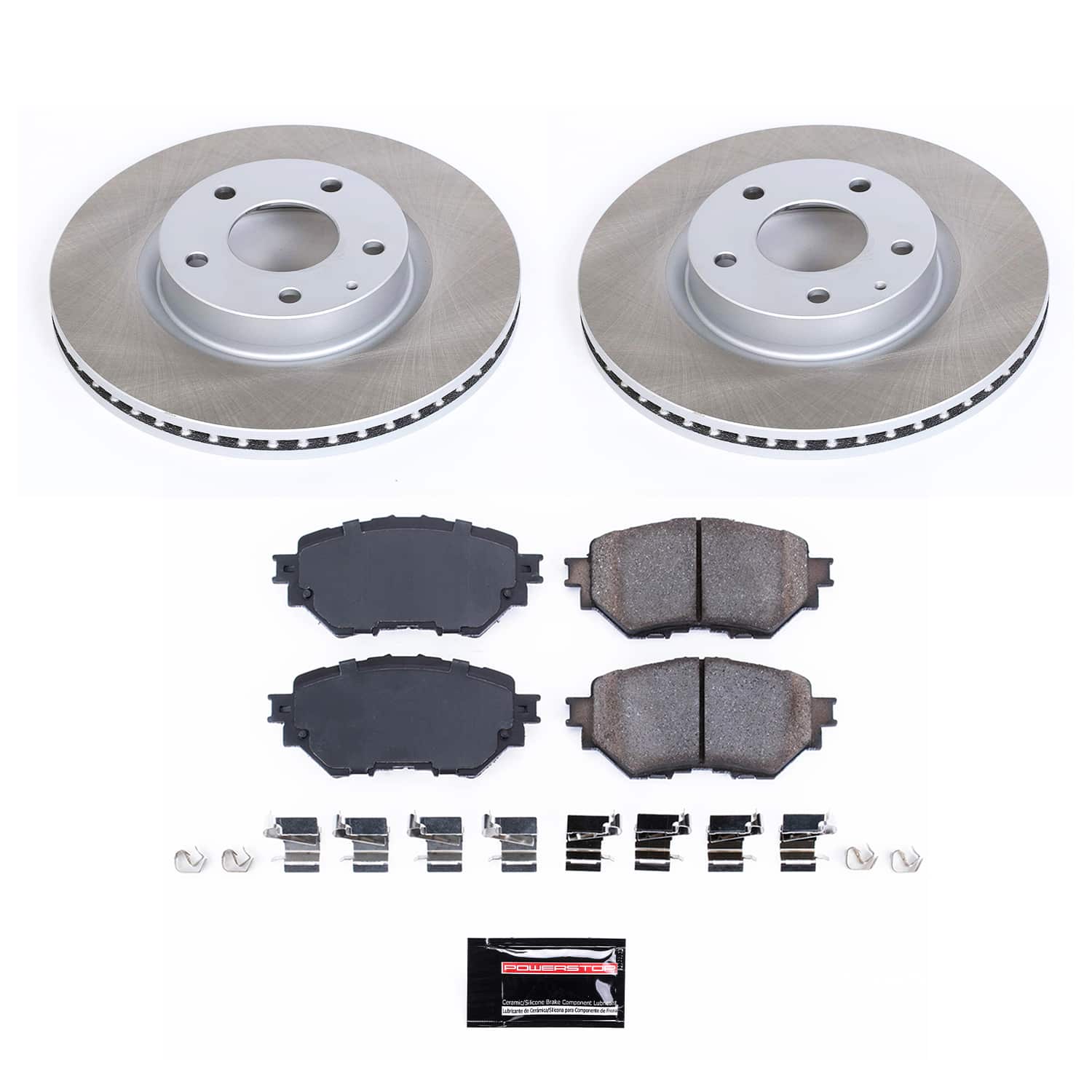 Power Stop SC7517 - Front Z17 Evolution Pad And Semi-Coated Rotor Kit vehicle fitment brake part