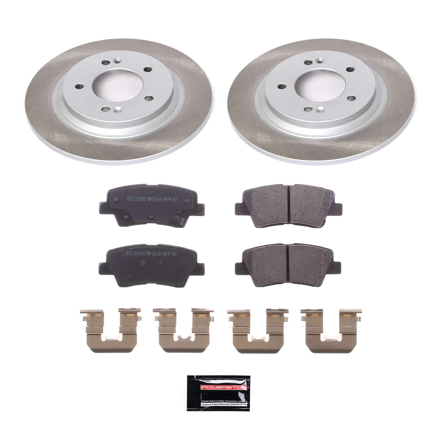 Power Stop SC7524 - Rear Z17 Evolution Pad And Semi-Coated Rotor Kit vehicle fitment brake part
