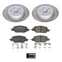 Power Stop SC7528 - Rear Z17 Evolution Pad And Semi-Coated Rotor Kit vehicle fitment brake part