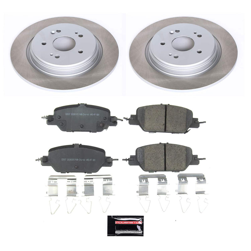 Power Stop SC7528 - Rear Z17 Evolution Pad And Semi-Coated Rotor Kit vehicle fitment brake part