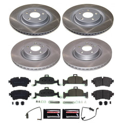 Power Stop SC7531 - Front And Rear Z17 Evolution Pad And Semi-Coated Rotor Kit vehicle fitment brake part