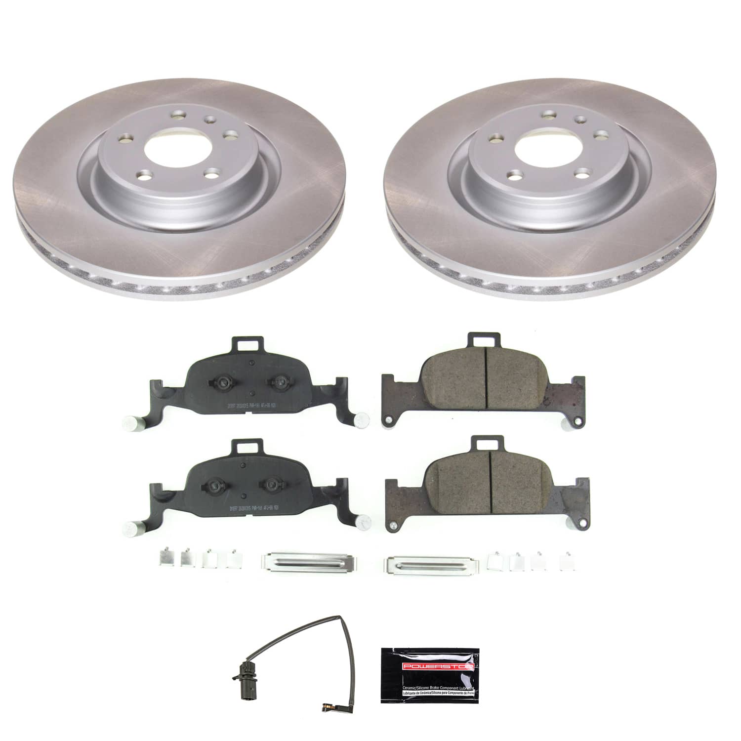 Power Stop SC7648 - Front Z17 Evolution Pad And Semi-Coated Rotor Kit vehicle fitment brake part