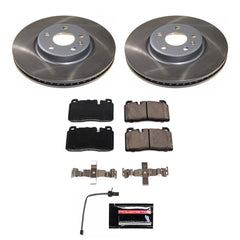 Power Stop SC7653 - Front Z17 Evolution Pad And Semi-Coated Rotor Kit vehicle fitment brake part