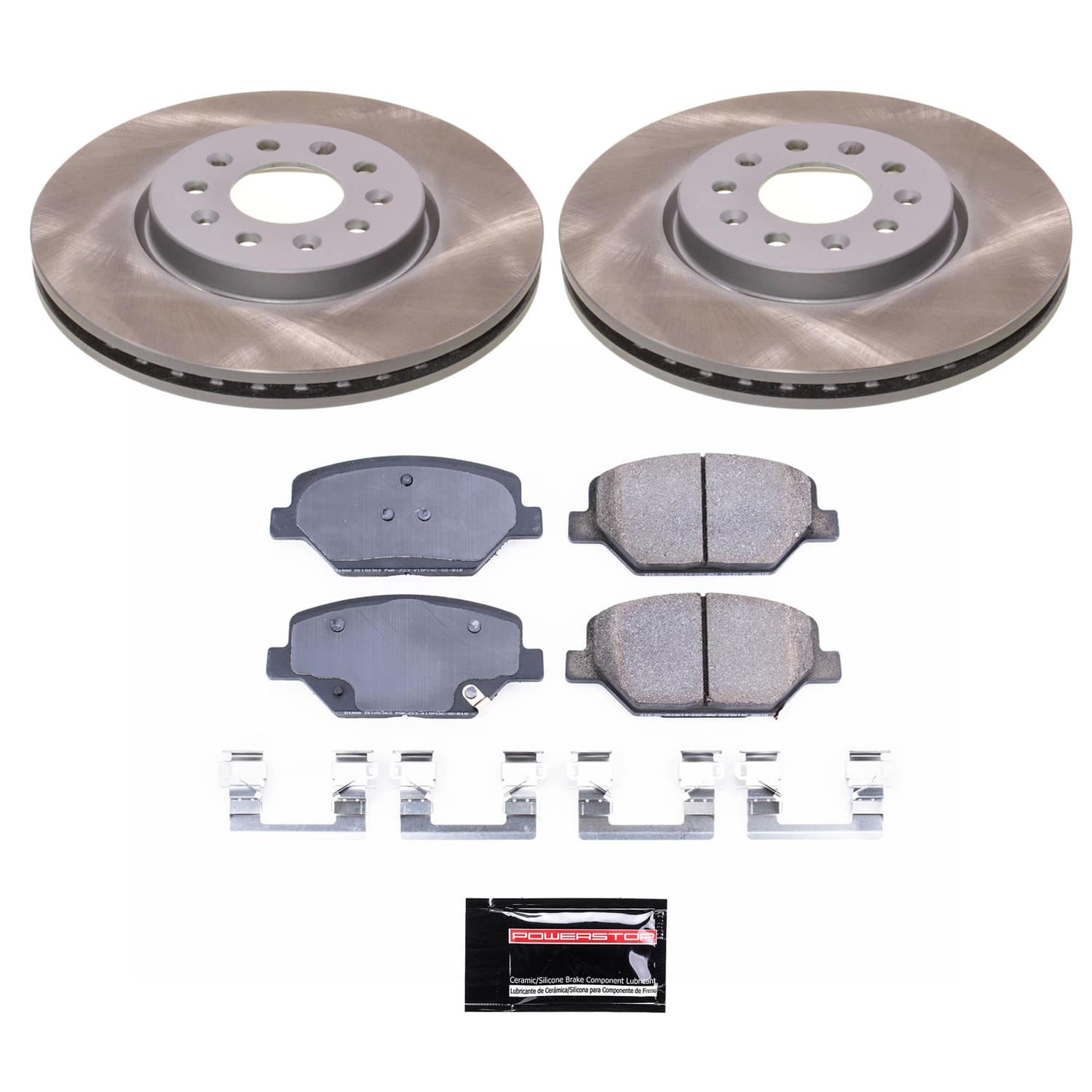 Power Stop SC7661 - Front Z17 Evolution Pad And Semi-Coated Rotor Kit vehicle fitment brake part