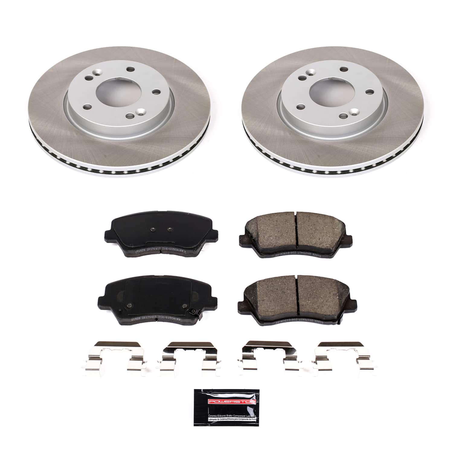 Power Stop SC7672 - Front Z17 Evolution Pad And Semi-Coated Rotor Kit vehicle fitment brake part