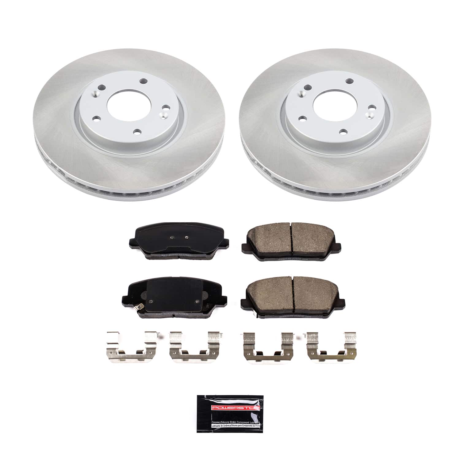 Power Stop SC7673 - Front Z17 Evolution Pad And Semi-Coated Rotor Kit vehicle fitment brake part