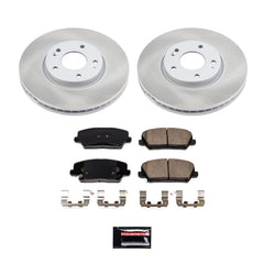 Power Stop SC7673 - Front Z17 Evolution Pad And Semi-Coated Rotor Kit vehicle fitment brake part