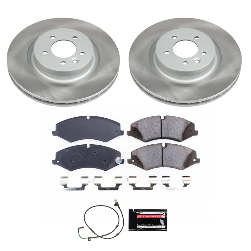 Power Stop SC7683 - Front Z17 Evolution Pad And Semi-Coated Rotor Kit vehicle fitment brake part
