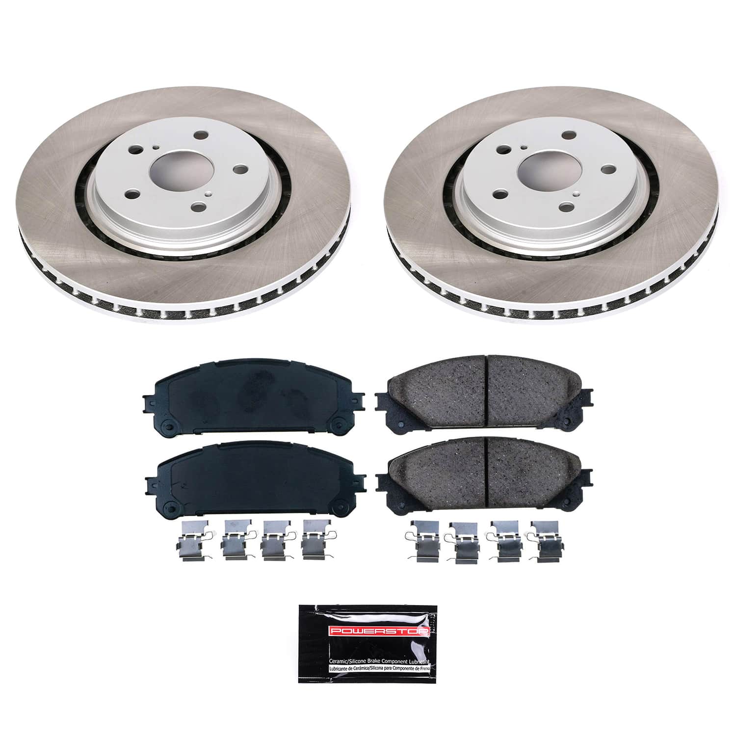 Power Stop SC7688 - Front Z17 Evolution Pad And Semi-Coated Rotor Kit vehicle fitment brake part