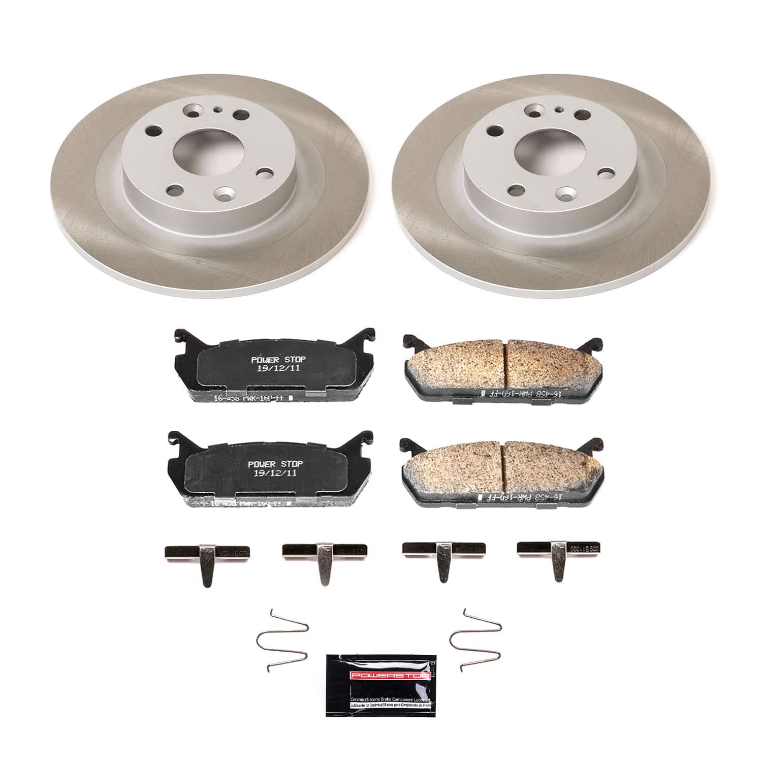 Power Stop SC770 - Rear Z17 Evolution Pad And Semi-Coated Rotor Kit vehicle fitment brake part